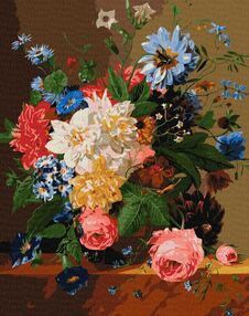 Розпис по номерах 40х50 КНО3225 Фантазії саду "Ідейка"