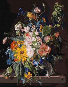 Розпис по номерах 40х50 КНО3228 Букет для настрою"Ідейка"