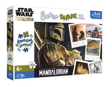 Пазли 160 елементів XL Супер форми - Мандалоріан Зоряні війни Trefl 50035