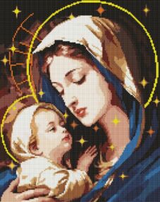 Алмазна мозаїка 40х50 АМО7971 Любов матері "Ідейка"