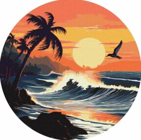 Розпис по номерах d39см КНО-R1001 Чудова стихія "Ідейка"