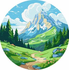 Розпис по номерах d26см КНО-R1041 Зелена долина "Ідейка"