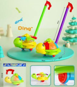 Каталка на палці черепаха 2 кольори 313