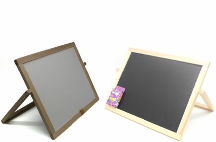 Дошка настільна 30 х 40 см крейдова сухостираюча двостороння з крейдою