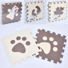 Килимок мозаїка пазли 9 деталей 3 види MR 1283