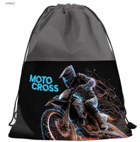 Сумка для взуття Leader 979557 Мотокрос 46х32см