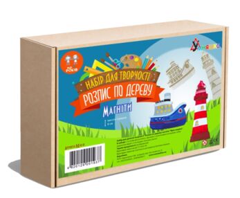 набір для творчості розпис по дереву магніти мрія моряка РД-010