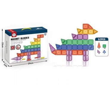 Конструктор магнітний 52 деталі HD122A