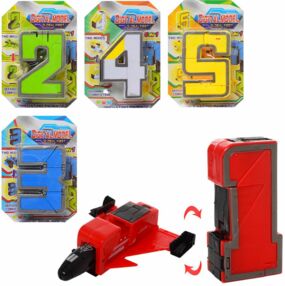 Трансформер робот + цифра 5 видів 168-105ABCDE