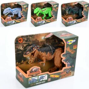 Динозавр 24 см звук 2 види 4 кольори NY087-A-088-A