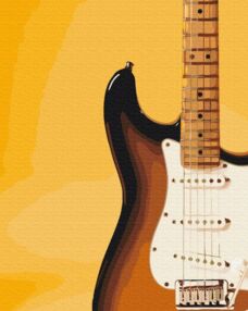 Розпис по номерах 40х50 BS53705 Електрогітара brushme Брашмі