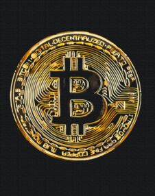 Розпис по номерах 40х50 BS53975 Біткоїн brushme Брашмі