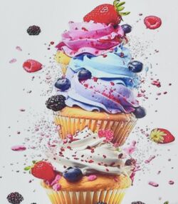 Алмазна мозаїка 30х40 HEG87070 Кексова насолода "Strateg"