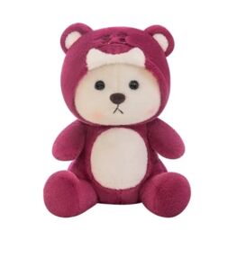 Ведмедик у костюмі Тедді 40см з наповненням