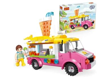 Конструктор 189 елементів Дівчатка Бус з коктелями COGO 4554