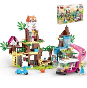 Конструктор 632 елементів Дівчатка Салон краси COGO 4572