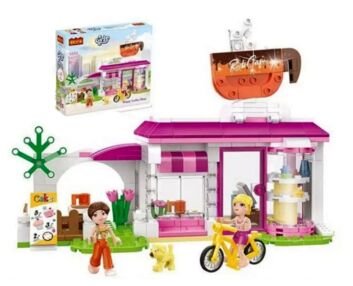 Конструктор 240 елементів Дівчатка Кав'ярня COGO 4573