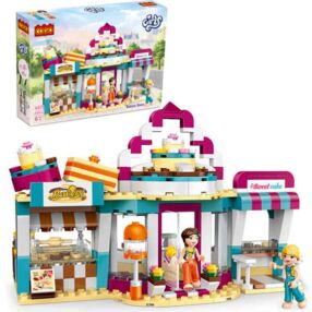 Конструктор 348 елементів Дівчатка Хлібобулочна крамниця COGO 4574