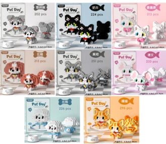 Конструктор тварина 8 видів К211-5-6-8