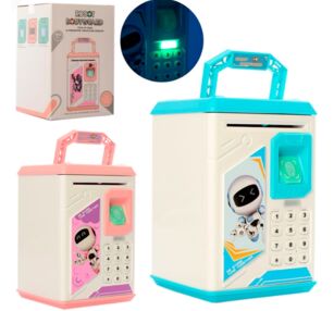 Скарбничка  сейф з кодом 2 кольори МК 4626