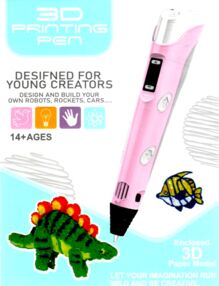 Ручка 3D  підставка пластик USB 2 кольори D0764