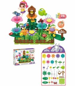 Конструктор клумба квіти 75 деталей CJ-2026A