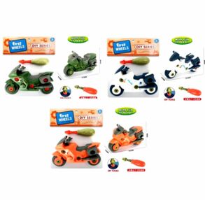 Конструктор на шурупах мотоцикл 3 види 3341-X1A-B-C