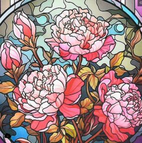 Алмазна мозаїка 30х30 DEEX16278 Промені троянд "Strateg"