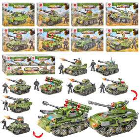 Конструктор військова техніка 8 видів XJ-917