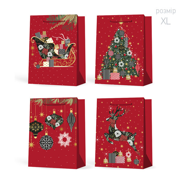 подарунковий пакет паперовий 31 х 42 х 12 см Новорічний в асортименті 5381 97-55 Ціна (цена) 30.10грн. | придбати  купити (купить) подарунковий пакет паперовий 31 х 42 х 12 см Новорічний в асортименті 5381 97-55 доставка по Украине, купить книгу, детские игрушки, компакт диски 0