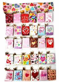 Валентинка в асортименті 6 х 5 см 66 - 8