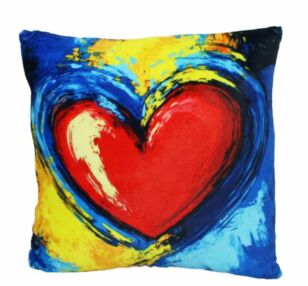 Подушка з принтом Гаряче серце 2 28 x 28 x 10 00387 - 51