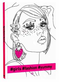 Розмальовка #girls#fashion#yummy рожева Розмальовка #girls#fashion#yummy рожева