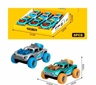 Машина гумові колеса музична світло 2 кольори D500-02