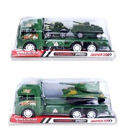 Трейлер інерційний військова техніка металева 2 види 6626-11-13