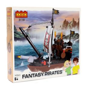 Конструктор 167 елементів Піратські кораблі Помста COGO 3118
