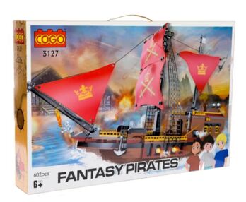 Конструктор Піратські кораблі 602 елементів Королева COGO 3127