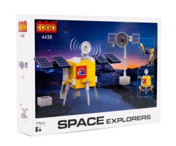 Конструктор Космічна подорож 119 елементів Місячний зонд COGO 4438