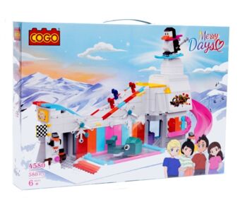 Конструктор Щасливої подорожі 580 елементів Гірсколижний курорт COGO 4580
