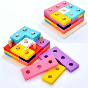 Гра деревяна геометрика md 0809