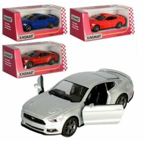 машинка kinsmart кинсмарт 2015 Ford Mustang GT металева інерційна кольори мікс КТ 5386fw машинка kinsmart кинсмарт 2015 Ford Mustang GT металева інерційна кольори мікс КТ 5386fw