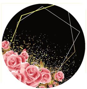 Розпис по номерах на вінілі 30х30 GP-3 Золота ніжність троянд "Strateg"