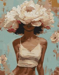 Розпис по номерах 40х50 КНО8436 Квітуча красуня "Ідейка"