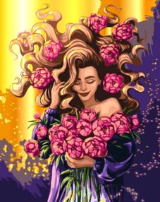 Розпис по номерах 40х50 10115-АС Весняна ілюзія металік "Art Craft" арт крафт