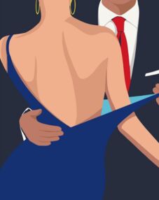 Розпис по номерах 40х50 10024-АС Флірт "Art Craft" арт крафт