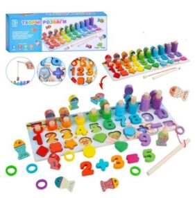 Деревяна гра Багатофункціональна дошка MD 0852