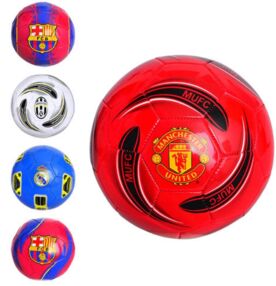 Мяч футбольний 5 видів клуби EV 3162 Мяч футбольний 5 видів клуби EV 3162