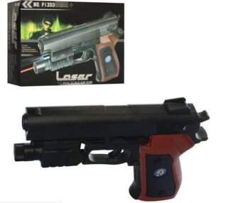 Пістолет на кульках лазер 135D