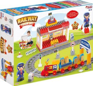 Конструктор Залізниця 61 елемент 495 х 365 х 110 мм 03258