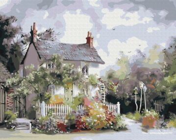 Розпис по номерах 40х50 BS52417 Затишне передмістя  brushme Брашми